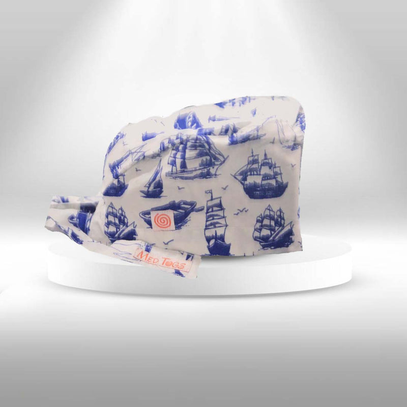 Sail on: Unisex Scrub Cap