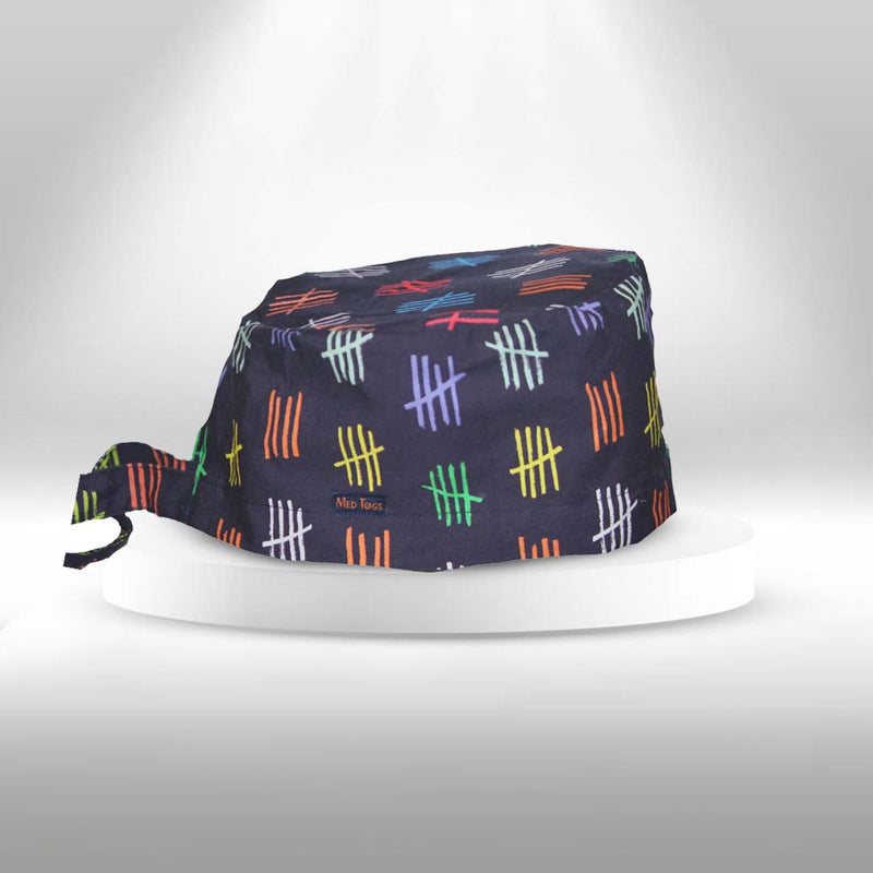 Tally Sticks: Non-elastic unisex Scrub Cap