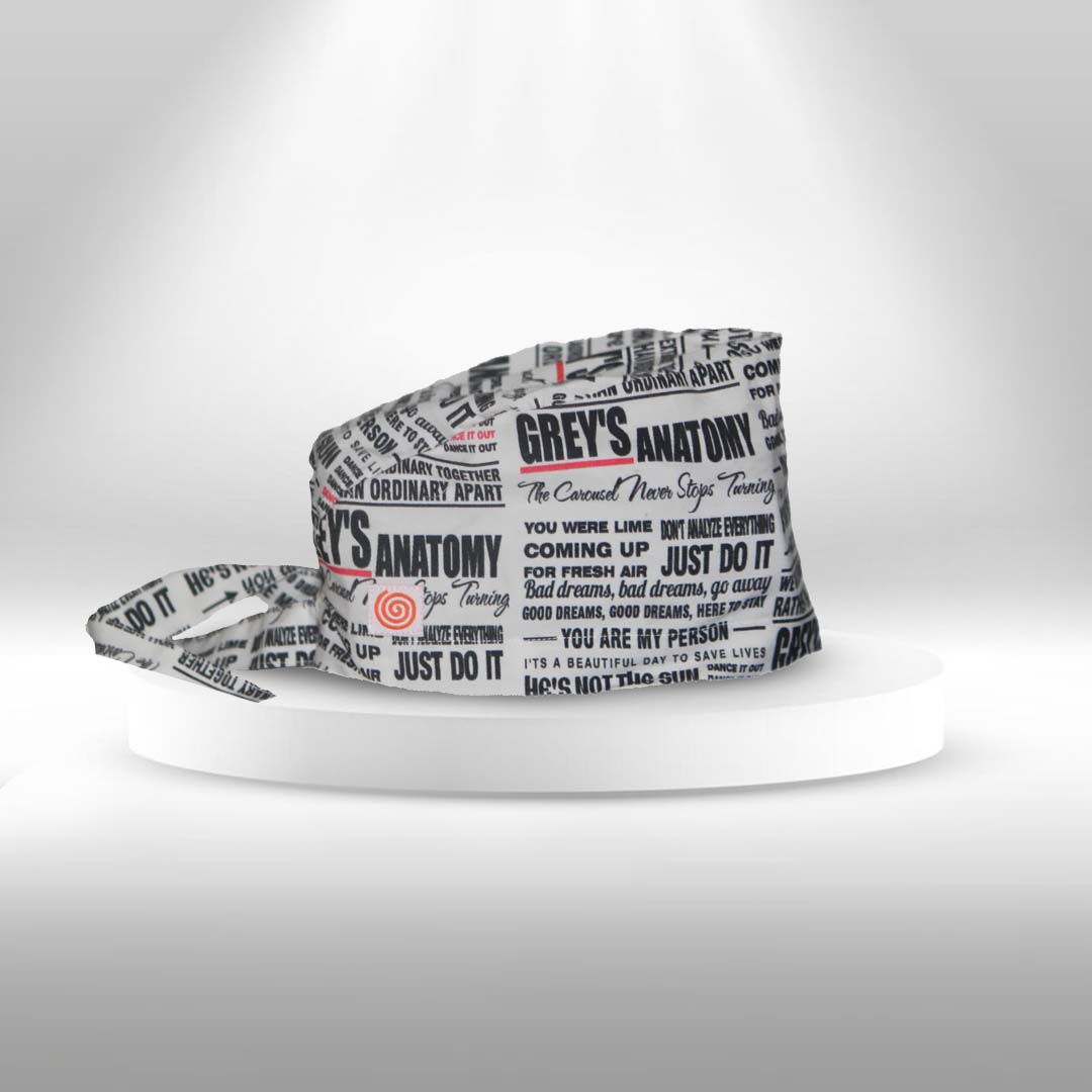 The Grey's way: Unisex scrub cap (2 sizes available)
