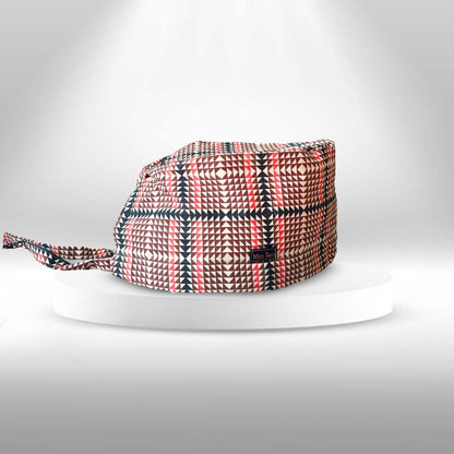 Vintage Checkered: Unisex Scrub Cap