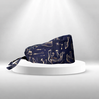 maxillofacial surgeon scrub cap for OT in printed cotton fabric