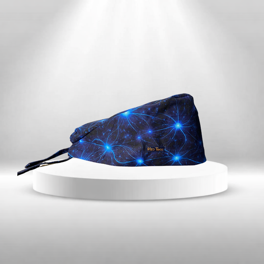 neural printed cotton surgical scrub cap for OT