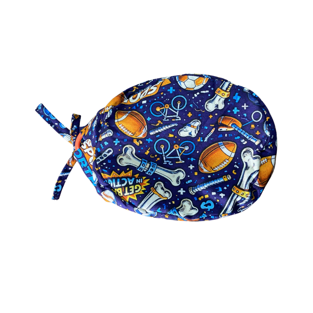 sports orthopaedic surgeon printed scrub caps for hospital