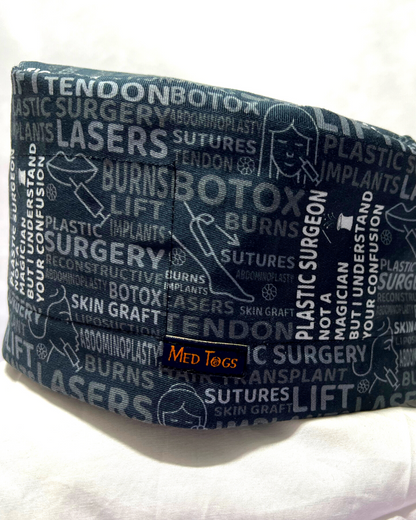 Plastic Surgeon Scrub Cap (2 sizes available)