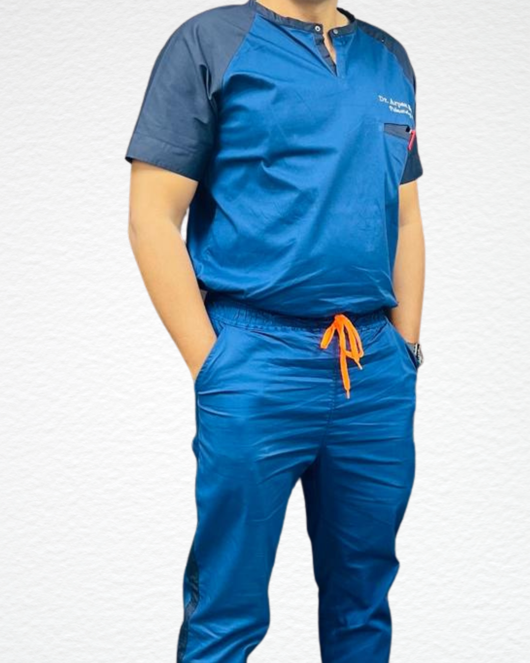 Air Blue Dual Scrub Set (Top + Pant)