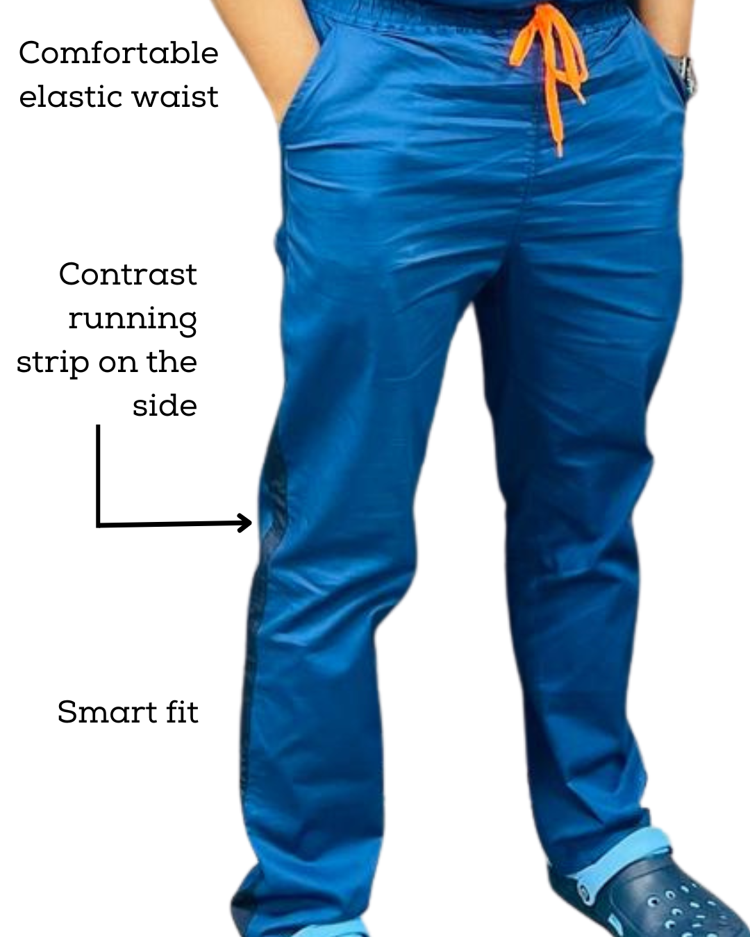 Air Blue Dual Scrub Set (Top + Pant)