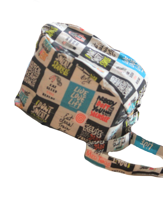 Sweat it out: Unisex no-elastic Scrub cap