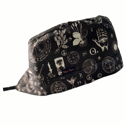 Healing Symbols Scrub Cap (2 sizes available)