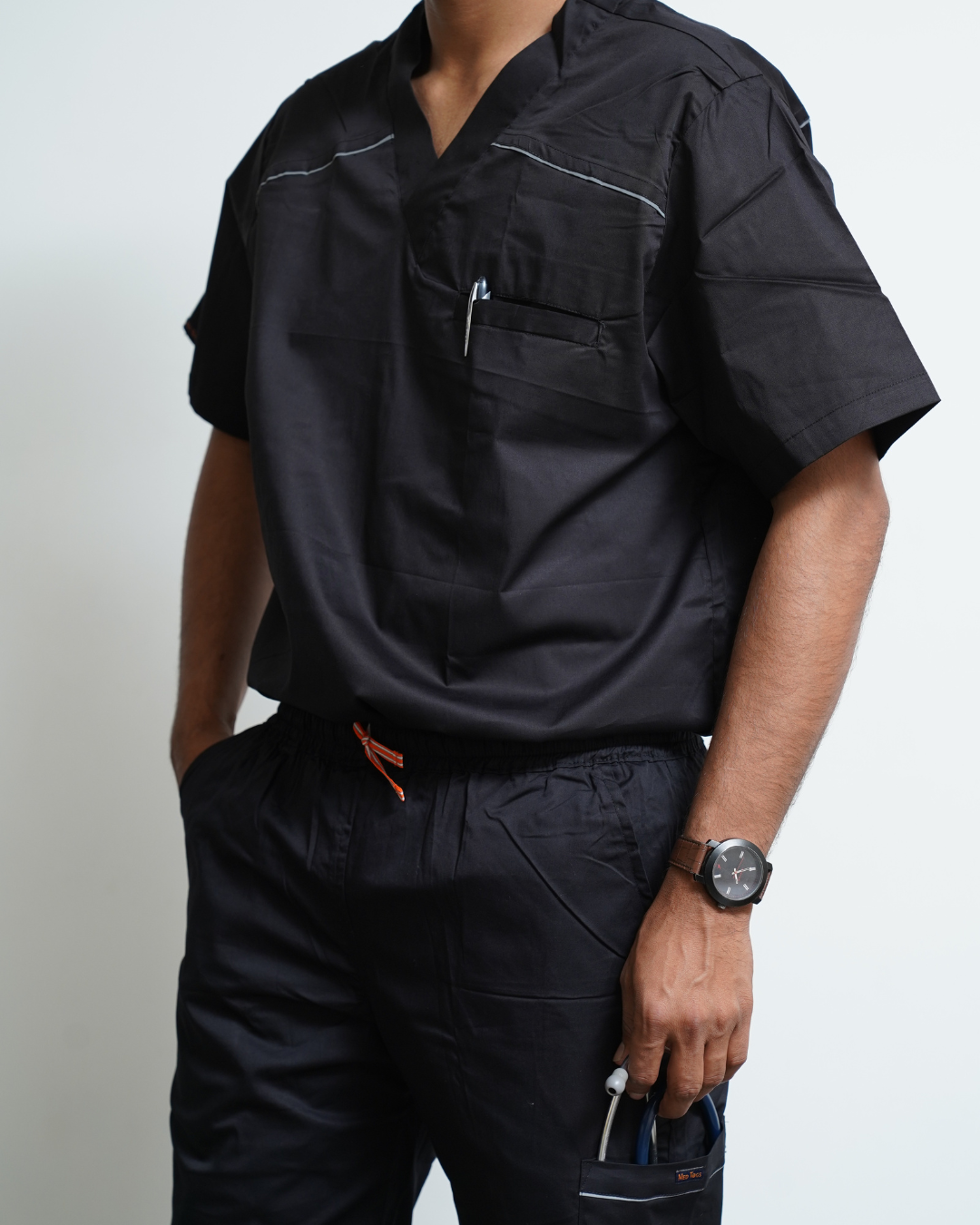 V neck cotton stretchable scrub tops