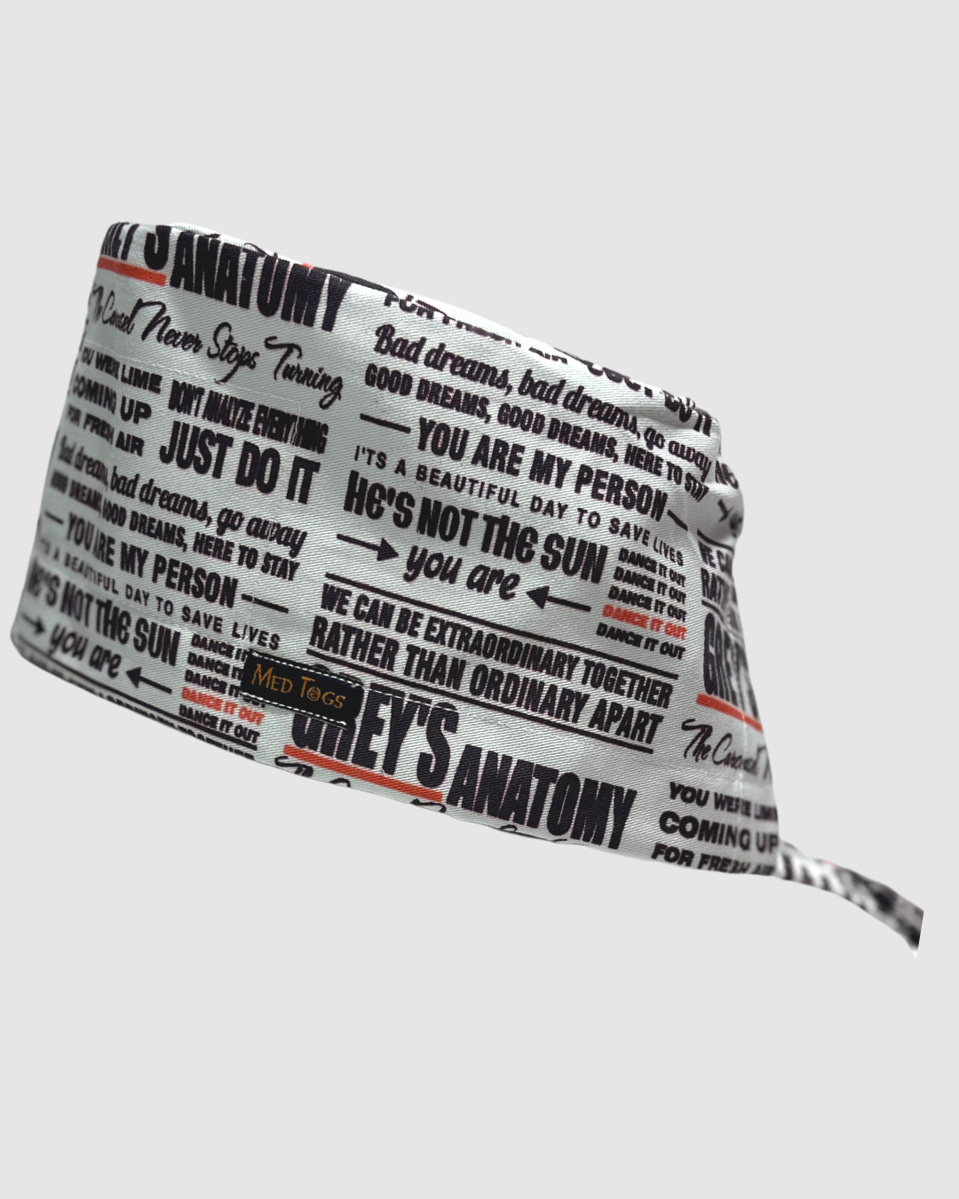 The Grey's way: Unisex scrub cap (2 sizes available)
