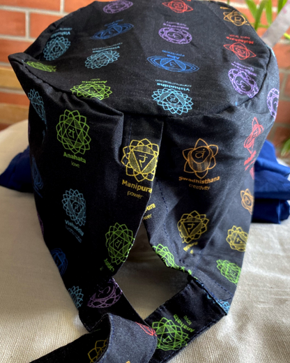 7 Chakras: Unisex Scrub Cap
