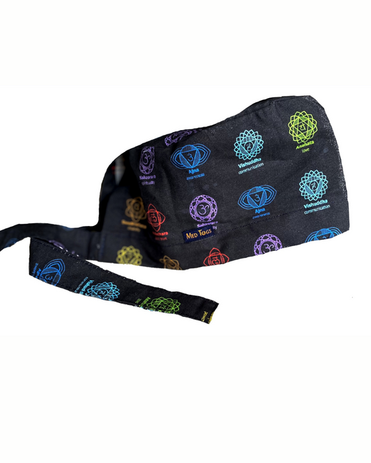 7 Chakras: Unisex Scrub Cap