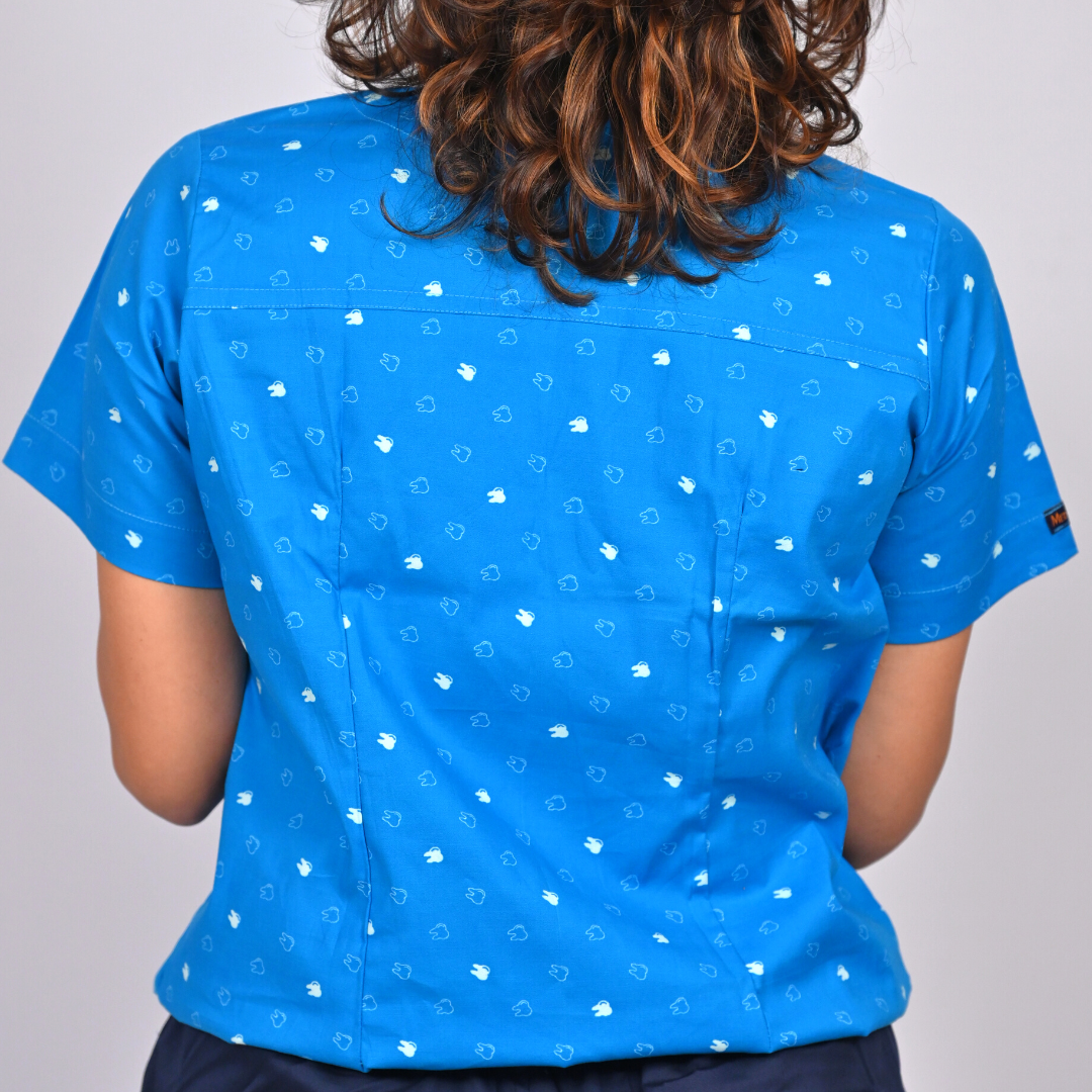 printed women doctor scrubs