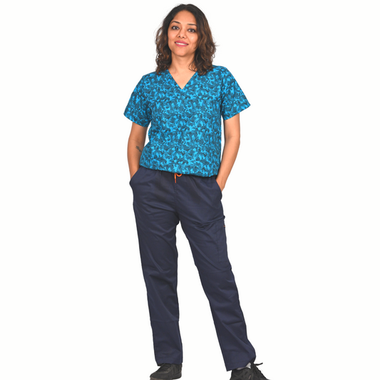 MedTogs printed women doctor scrubs