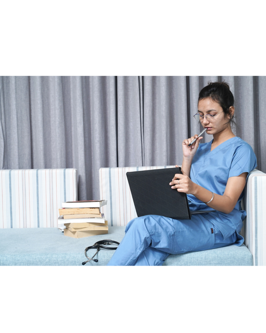 Code Blue V neck Women Scrub