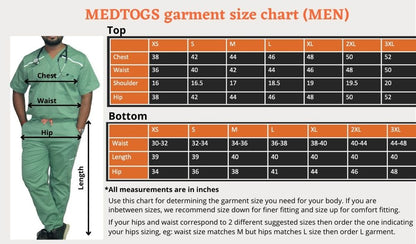 V neck cotton stretchable scrub tops