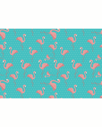 Flamingo Polkas: No-elastic unisex Scrub Cap