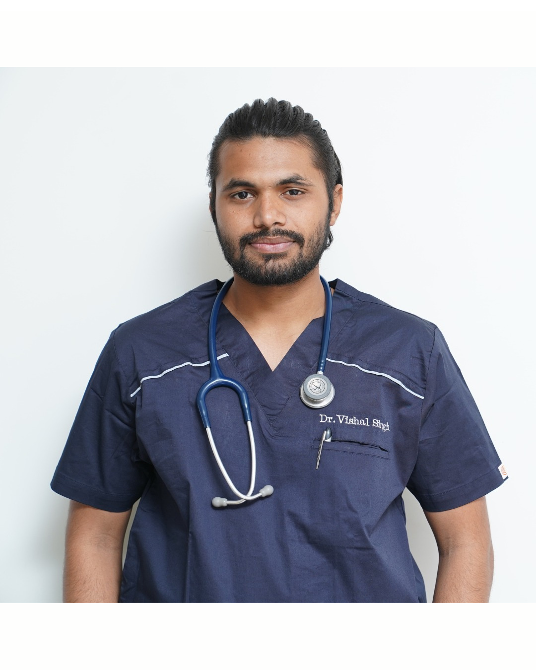 mens navy medical scrubs