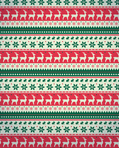 Red nosed reindeer - Unisex cotton scrub cap