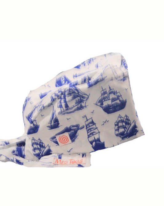 Sail on: Unisex Scrub Cap