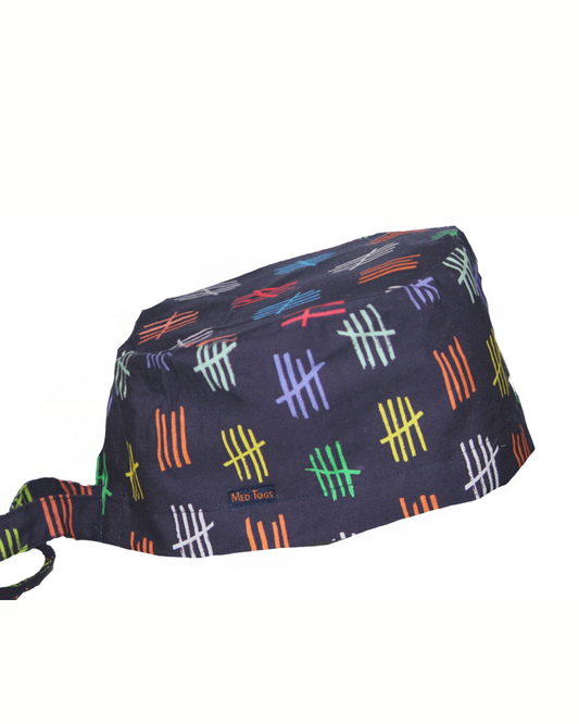 Tally Sticks: Non-elastic unisex Scrub Cap