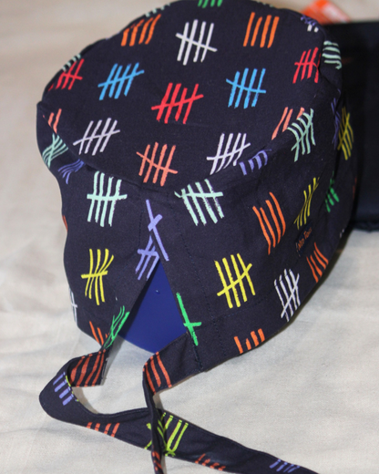 Tally Sticks: Non-elastic unisex Scrub Cap
