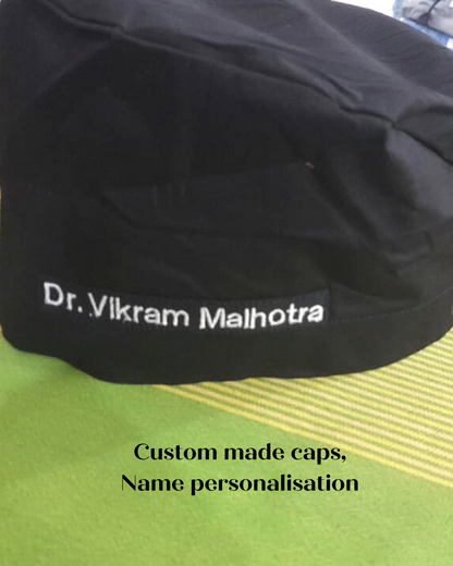 Customisable scrub cap
